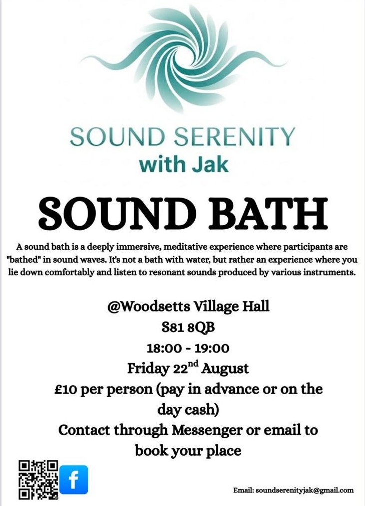 Sound Bath Event Poster